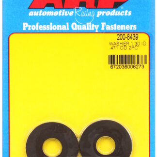 ARP .471 ID 1.30 OD no chamfer black washers