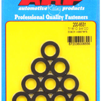 ARP 7/16 ID 3/4 OD black washers
