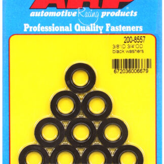 ARP 3/8 ID 3/4 OD black washers