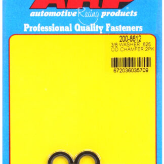 ARP 3/8 ID .625 OD chamfer black washers