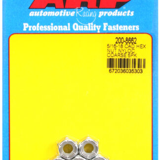 ARP 5/16-18 cad coarse nyloc hex nut kit