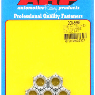 ARP 7/16-14 cad coarse nyloc hex nut kit