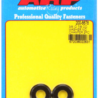 ARP 3/8 ID 7/8 OD(radiused) black washers