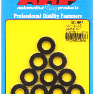 ARP 3/8 ID 3/4 OD black washers