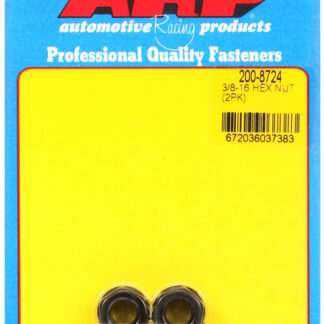 ARP 3/8-16 black hex nut kit