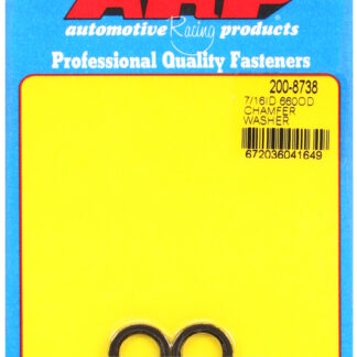ARP 7/16 ID .660 OD  chamfer black washers