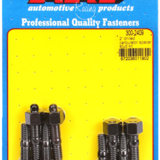 ARP 2 drilled carburetor spacer stud kit
