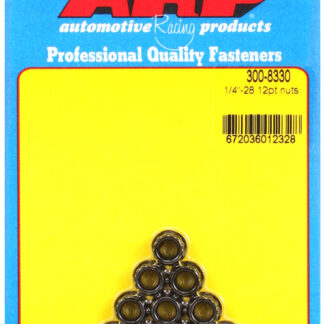 ARP 1/4-28 12pt nut kit