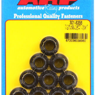 ARP 7/16-20 1/2 socket 12 pt nut kit