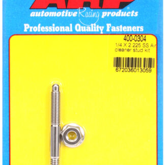 ARP 1/4 x 2.225 SS air cleaner stud kit