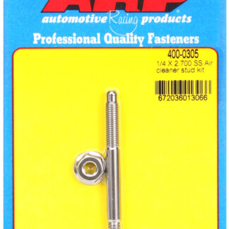 ARP 1/4 x 2.700 SS air cleaner stud kit