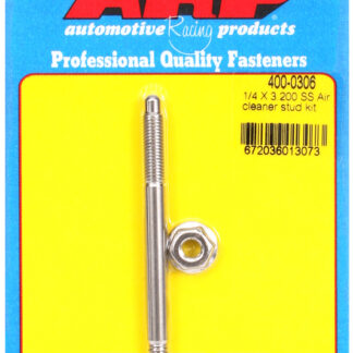 ARP 1/4 x 3.200 SS air cleaner stud kit
