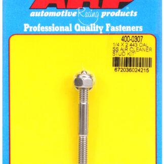 ARP 1/4 x 2.443 SS air cleaner stud kit