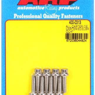 ARP All Carter OE/Carter/Edelbrock (Performer & Thunder Series) carburetor bolt kit