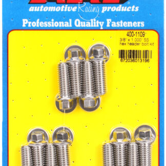 ARP 3/8 x 1.000 SS hex header bolt kit