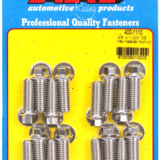 ARP 3/8 x 1.000 SS hex header bolt kit