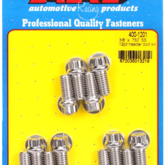 ARP 3/8 x .750 SS 12pt header bolt kit