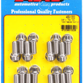 ARP 3/8 x .750 SS 12pt header bolt kit