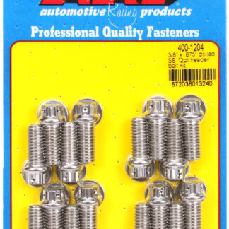 ARP 3/8 x .875 drilled SS 12pt header bolt kit