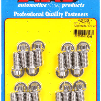 ARP 3/8 x .750 SS 12pt header bolt kit