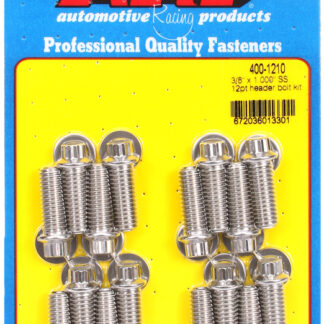 ARP 3/8 x 1.000 SS 12pt header bolt kit