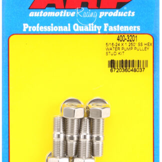 ARP 5/16-24 X 1.250 SS hex water pump pulley stud kit