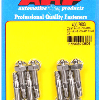 ARP Cast alum covers SS valve cover stud kit