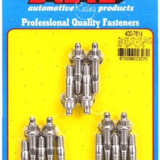 ARP Cast alum covers SS 12pt valve cover stud kit, 14pc