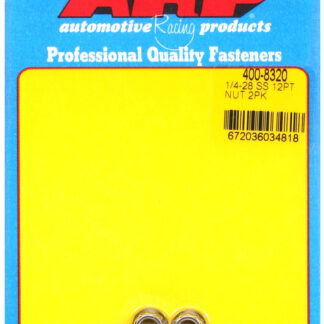 ARP 1/4-28 SS 12pt nut kit