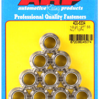 ARP 1/2-20 SS 12pt nut kit