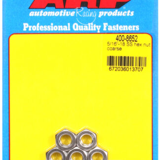 ARP 5/16-18 SS coarse hex nut kit
