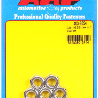 ARP 3/8-16 SS coarse hex nut kit