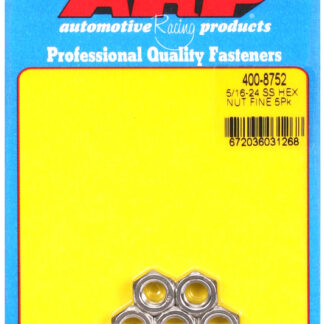 ARP 5/16-24 SS fine hex nut kit