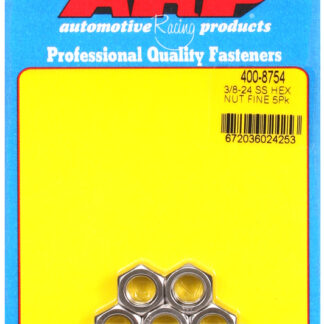ARP 3/8-24 SS fine hex nut kit