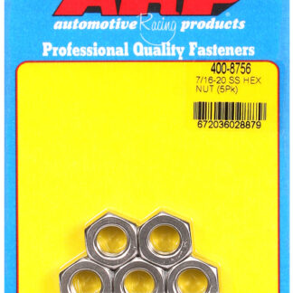 ARP 7/16-20 SS fine hex nut kit