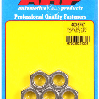 ARP 1/2-20 SS fine hex nut kit