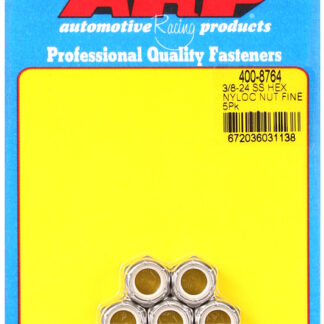 ARP 3/8-24 SS fine nyloc hex nut kit