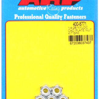 ARP 1/4-28 nyloc cad plate nut kit