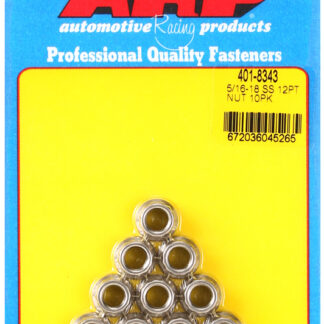 ARP 5/16-18 SS 12pt nut kit