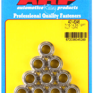 ARP 7/16-14 SS 12pt nut kit