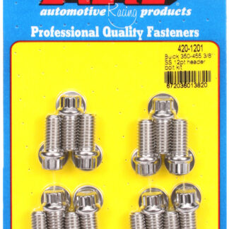ARP Buick 350-455 3/8 SS 12pt header bolt kit