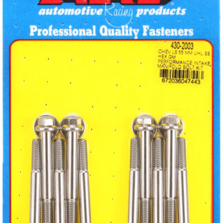 ARP Chevy LS 55mm UHL hex GM Performance intake manifold bolt kit