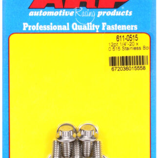 ARP 1/4-20 x 0.515 12pt SS bolts