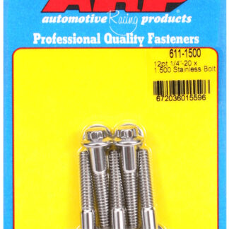 ARP 1/4-20 x 1.500 12pt SS bolts