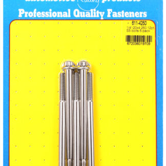 ARP 1/4-20 x 4.250 12pt SS bolts
