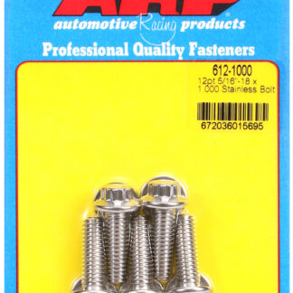 ARP 5/16-18 x 1.000 12pt SS bolts