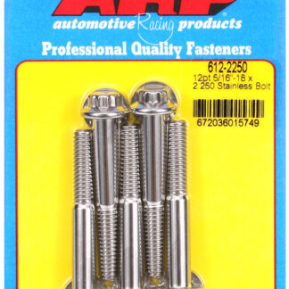 ARP 5/16-18 x 2.250 12pt SS bolts