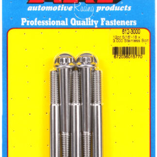 ARP 5/16-18 x 3.000 12pt SS bolts