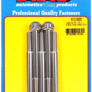 ARP 5/16-18 x 3.500 12pt SS bolts