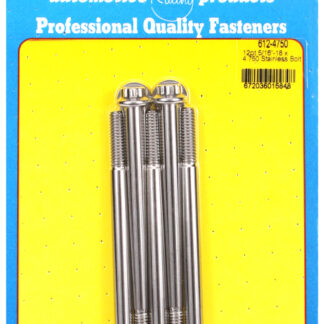 ARP 5/16-18 x 4.750 12pt SS bolts